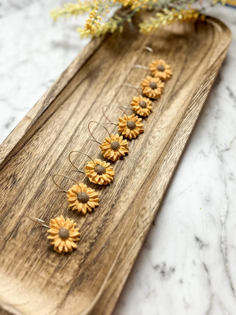 Sunflower Hoops