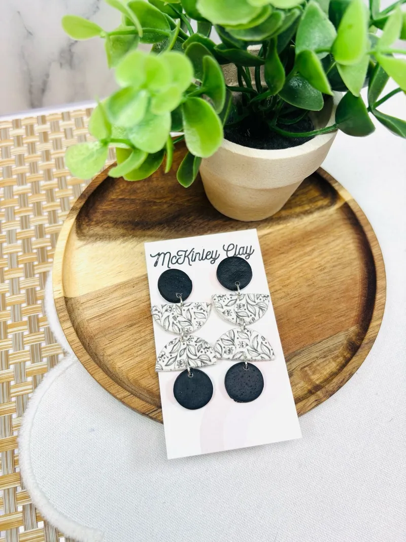 Black & White Florals