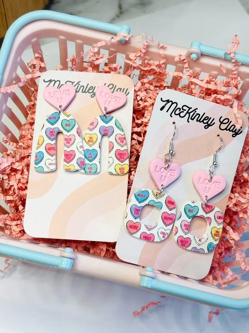Conversation Heart Dangles