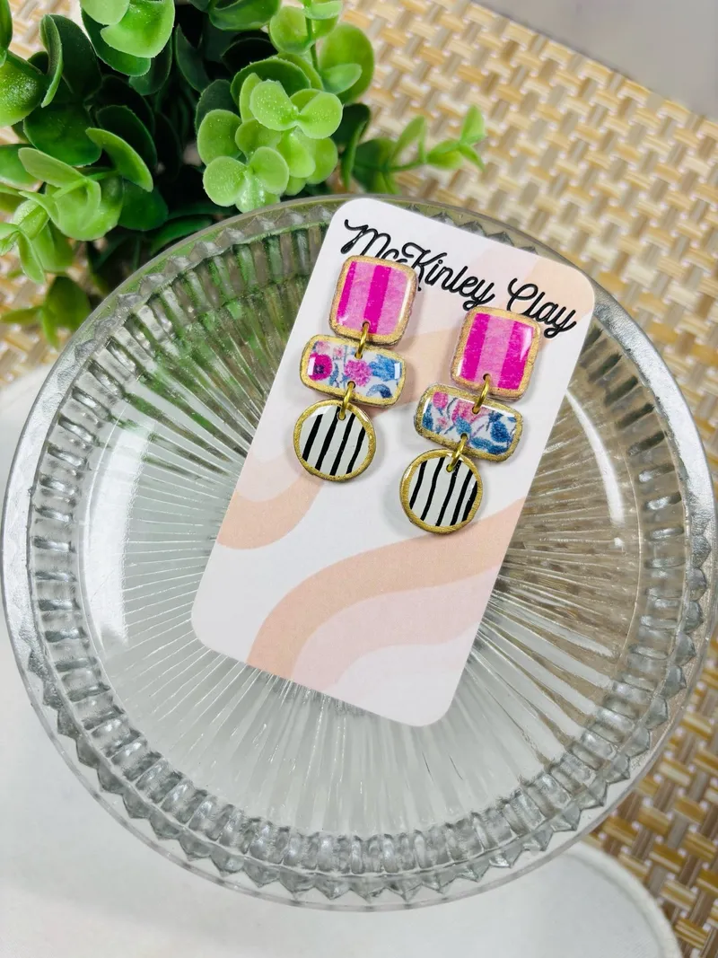 Bright Pattern Dangle