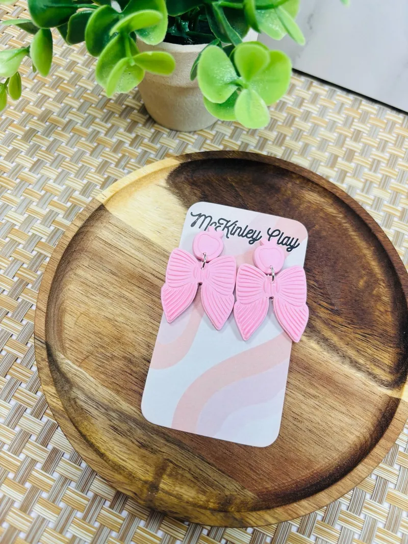 Pink Apple Bows