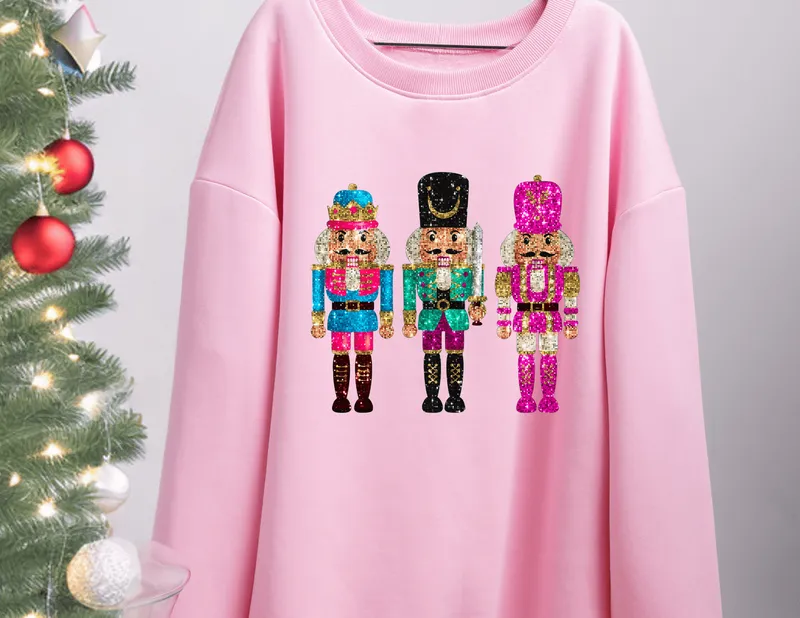 Pink Nutcracker Crewneck
