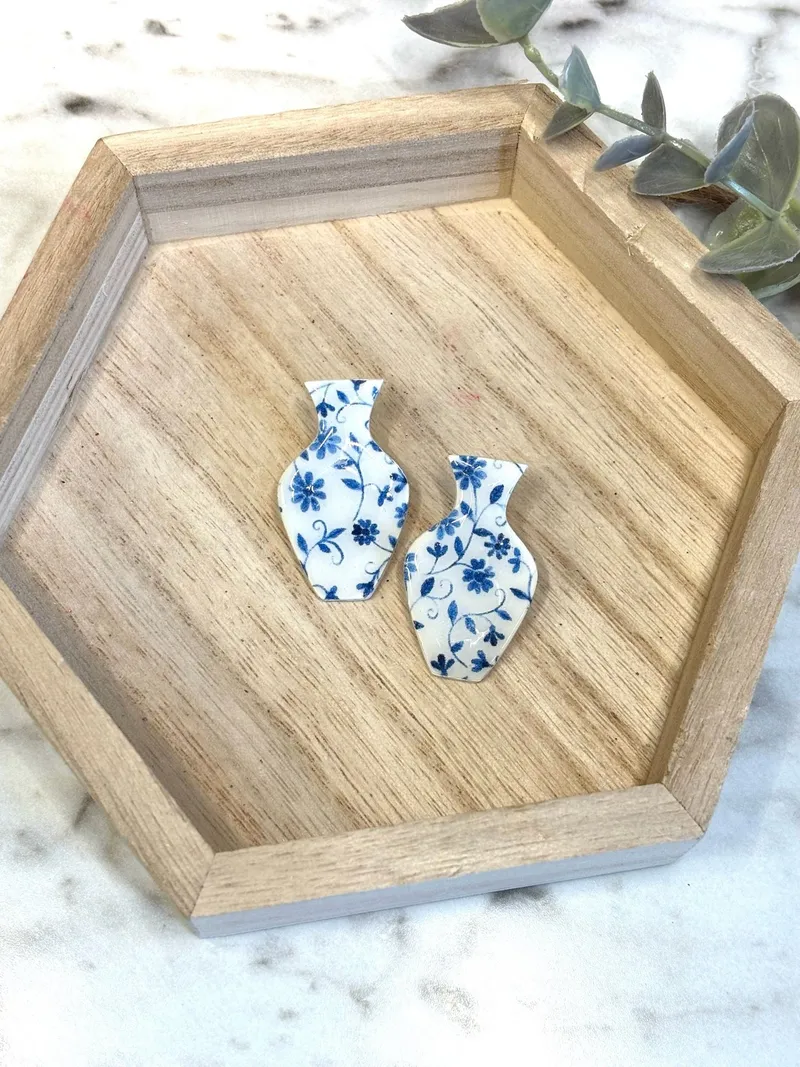 Pottery Statement Studs