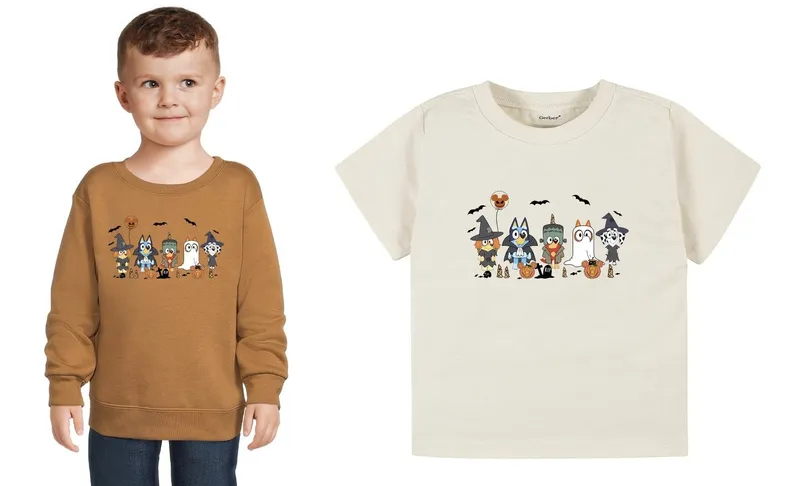 Dog Halloween Toddler Crew & Tee