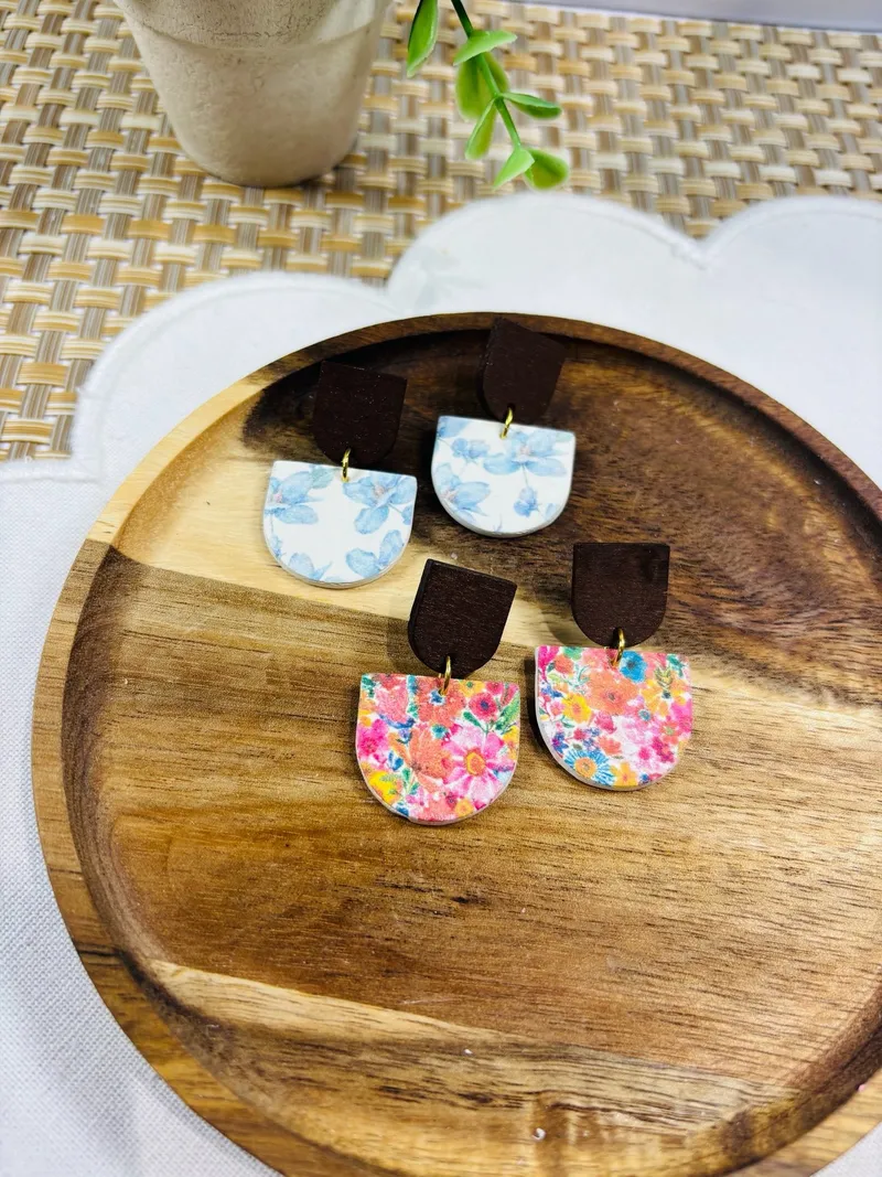 Floral Drop Dangle