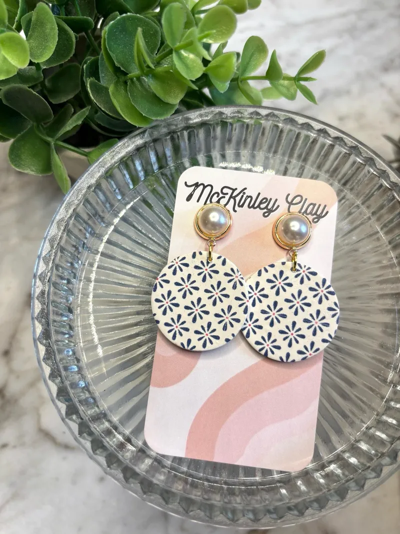 Navy & Pearl