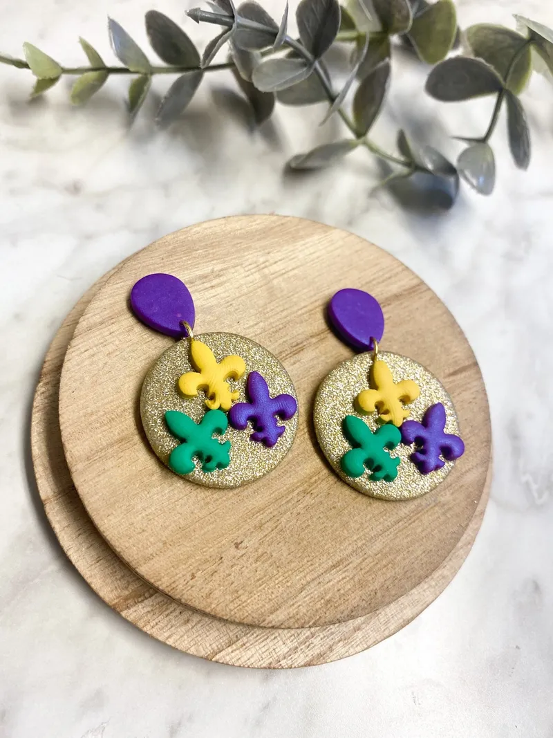 Mardi Gras Dangle