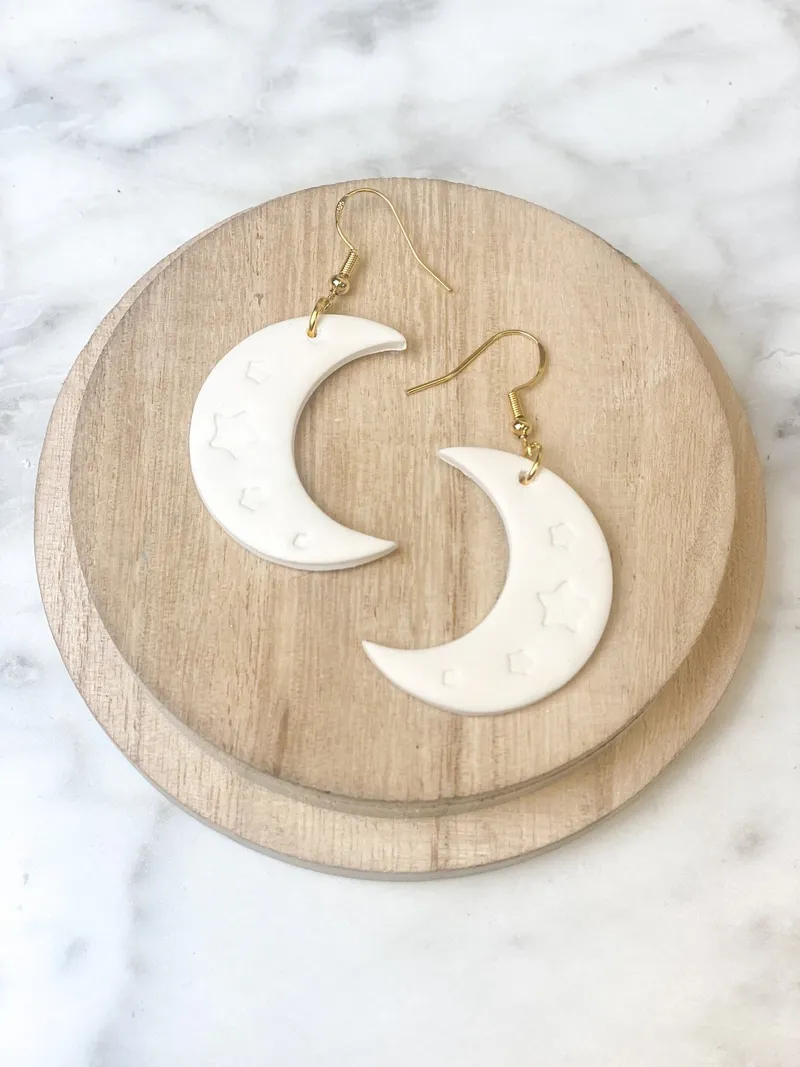 White Moon & Star