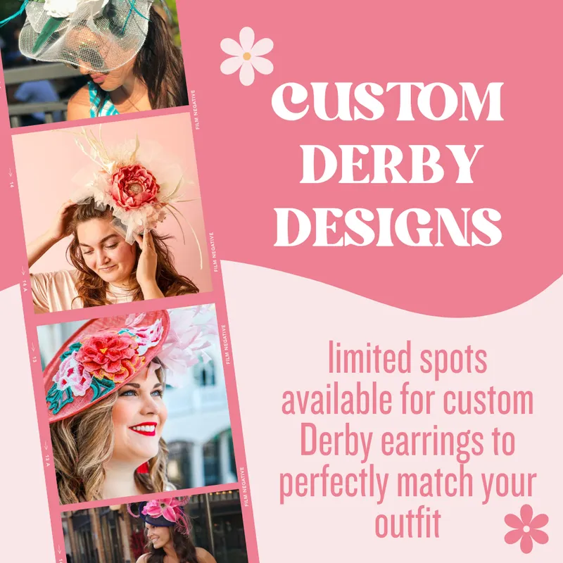 Custom Derby Earrings