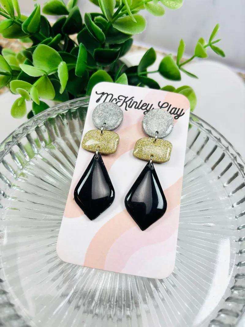 Black, Gold, Silver