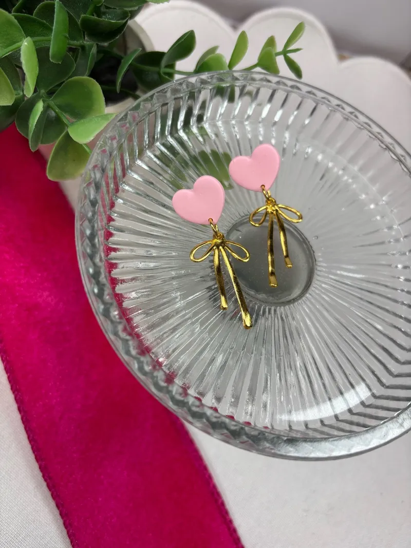 Pink Drop Bow