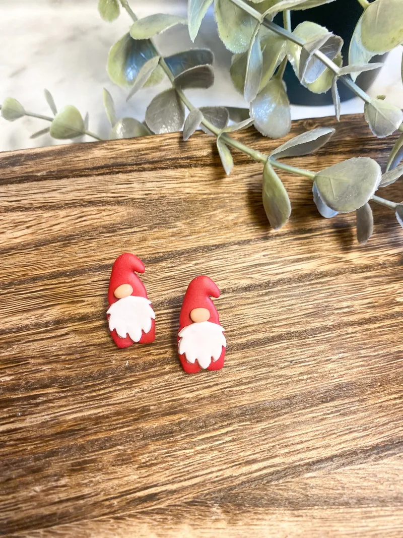Holiday Gnome Studs