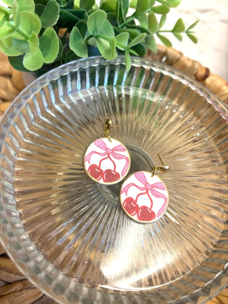 Cherry Pink Bows
