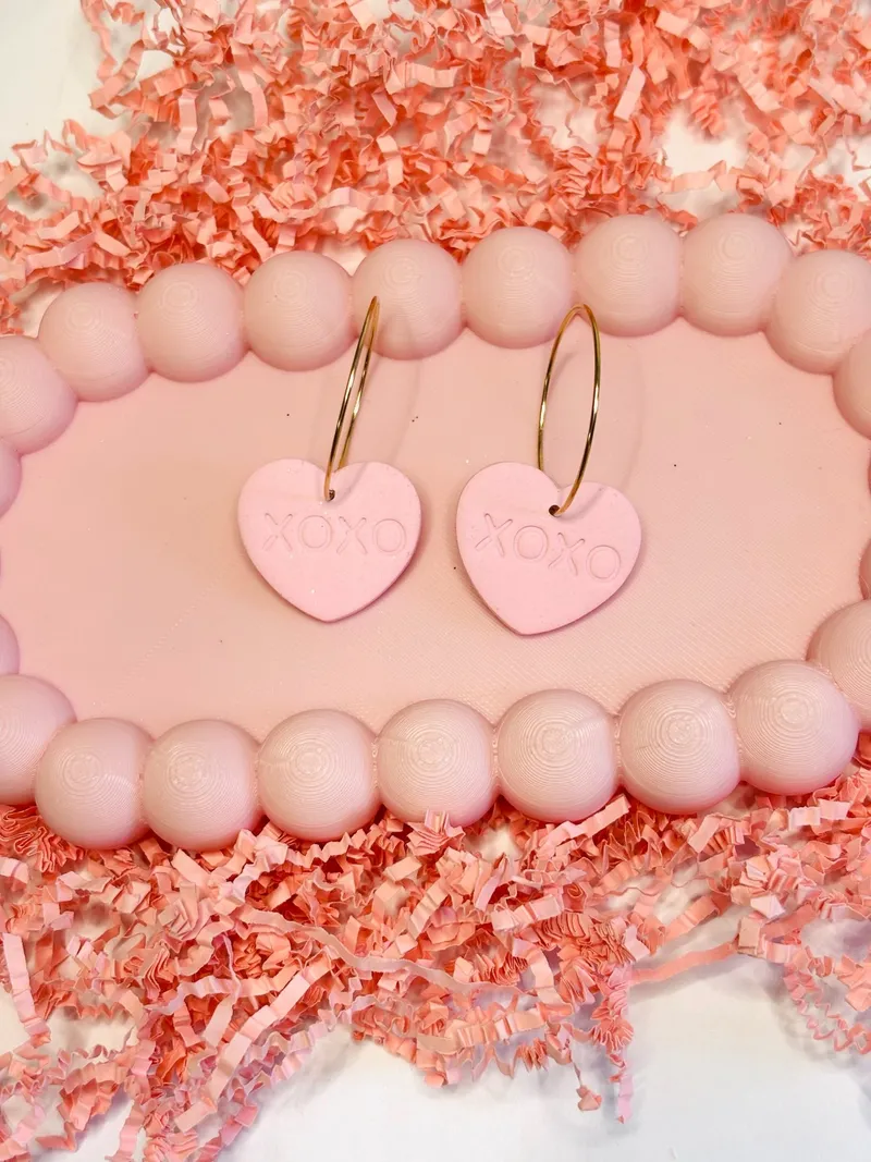 Xoxo Pink Hoops