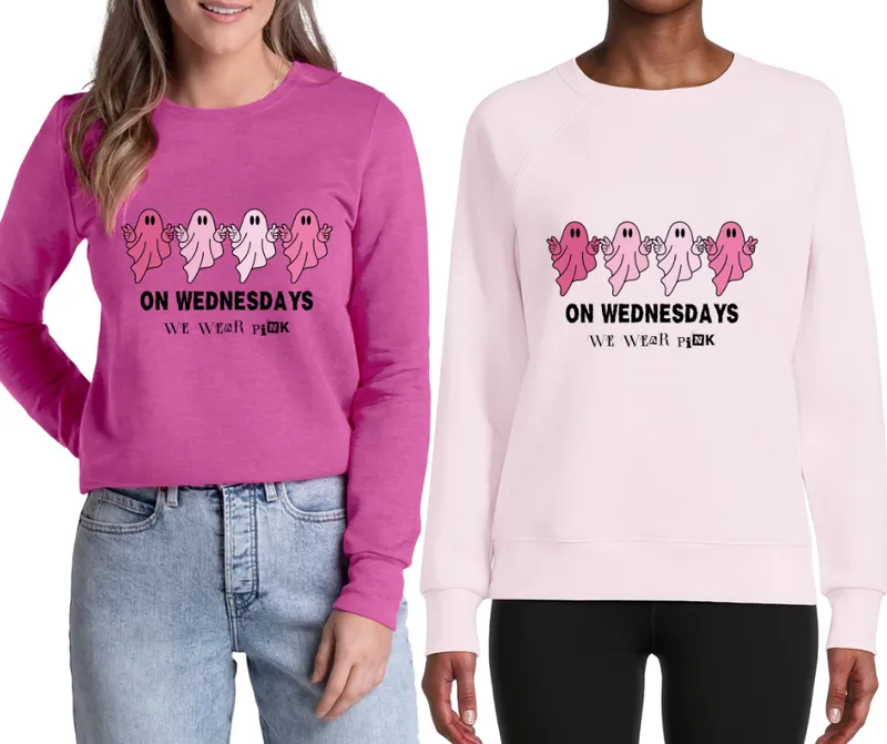 We Wear Pink Adult Crewneck