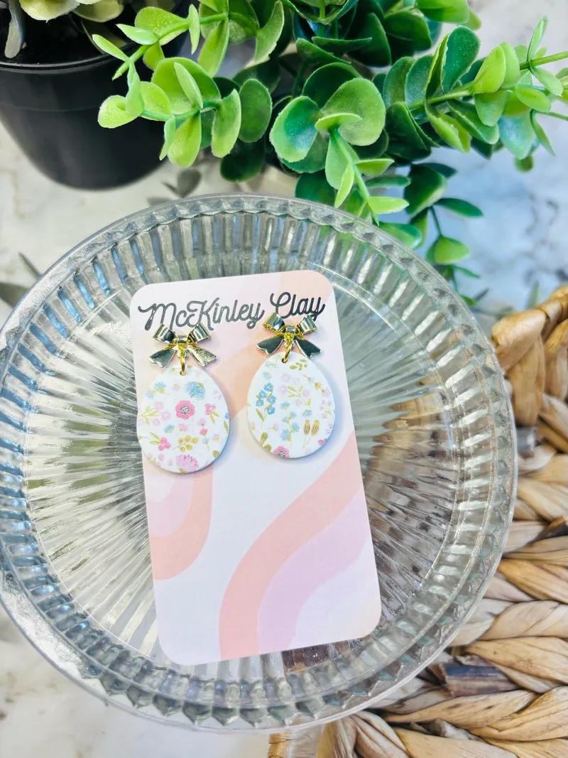 Floral Egg Dangle