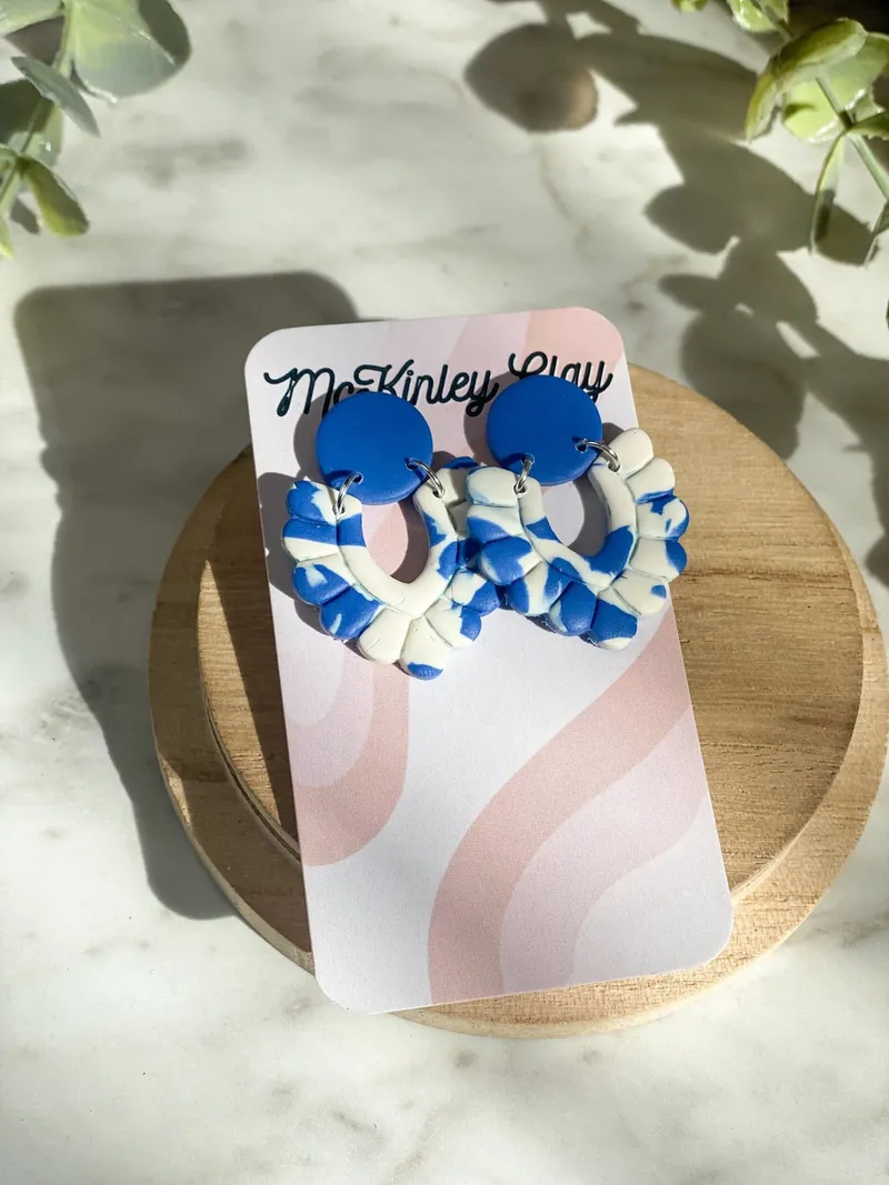 Blue & White Abigail