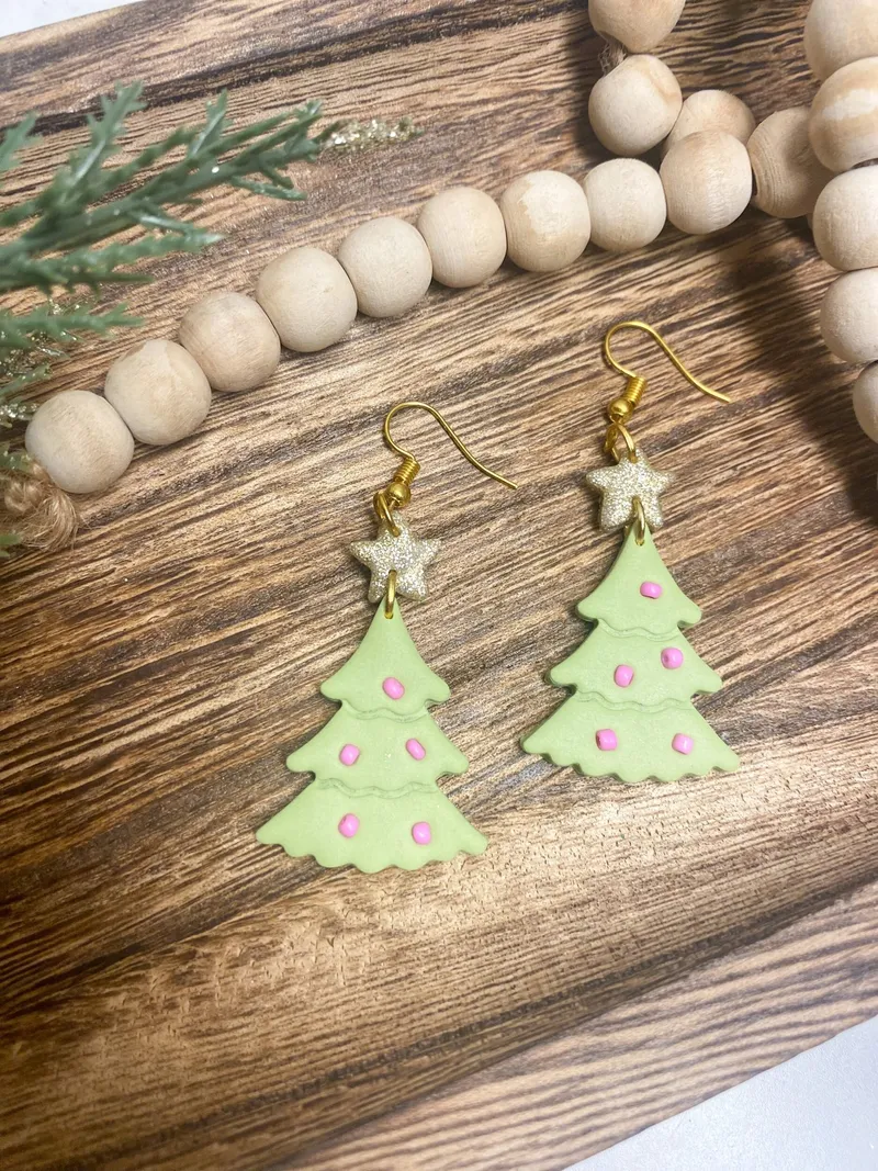 Green & Pink Trees