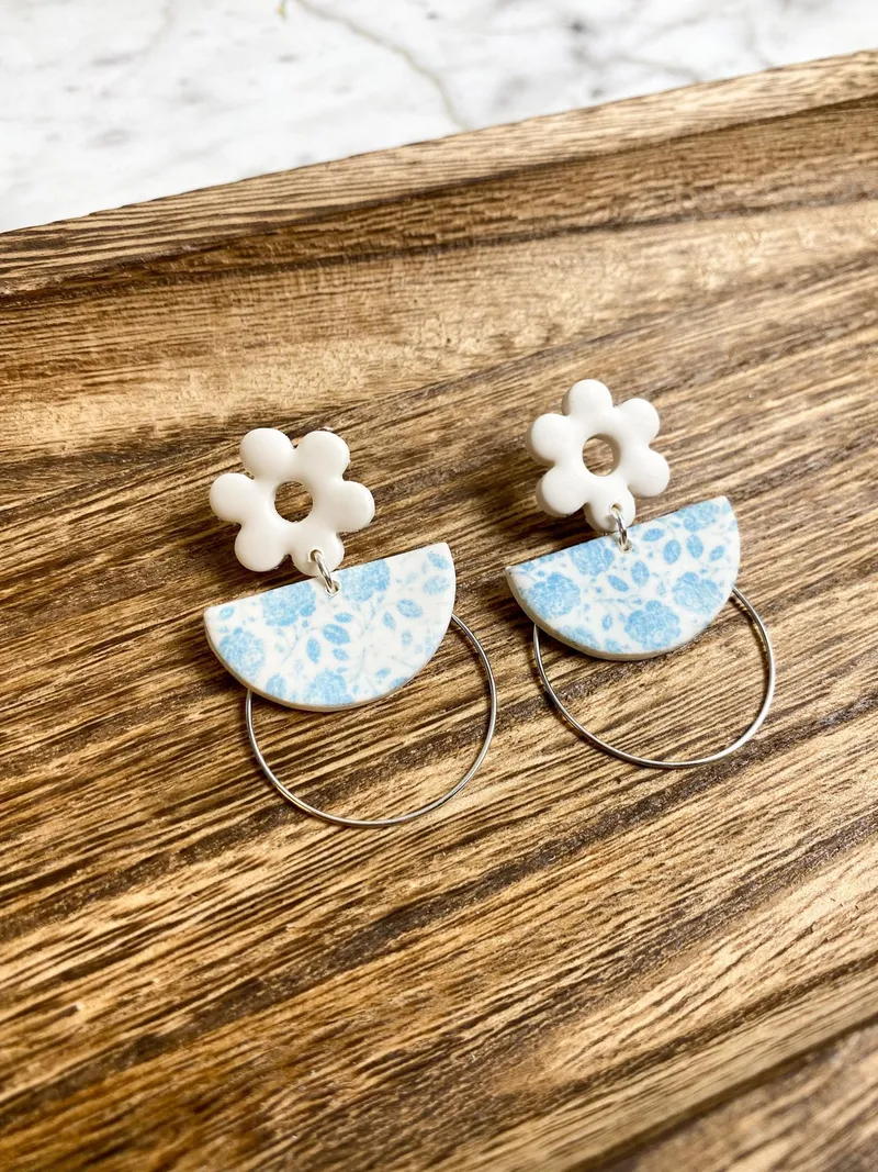 Blue & White