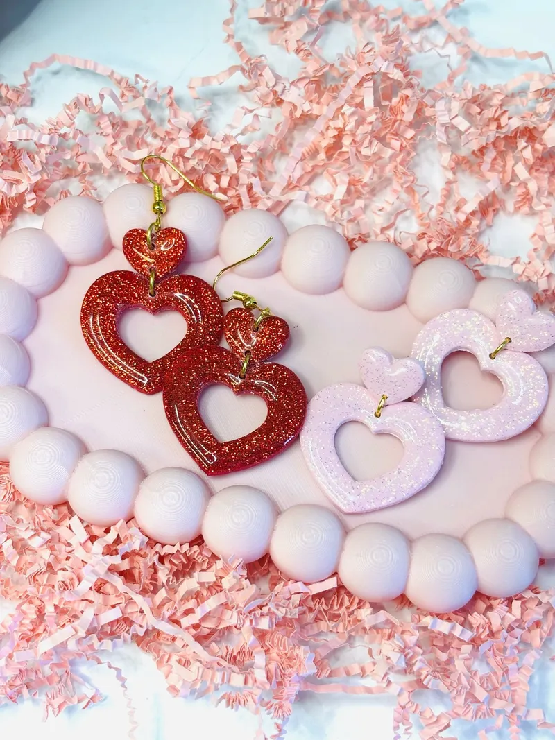 Glitter Hearts