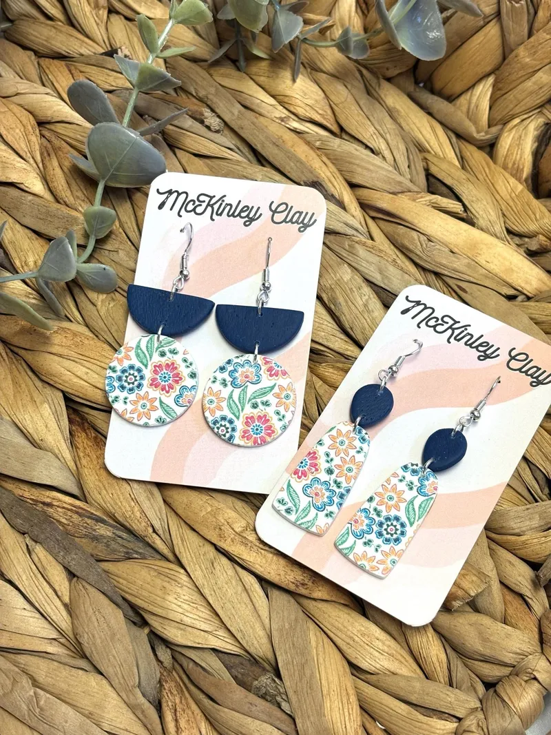Navy Floral
