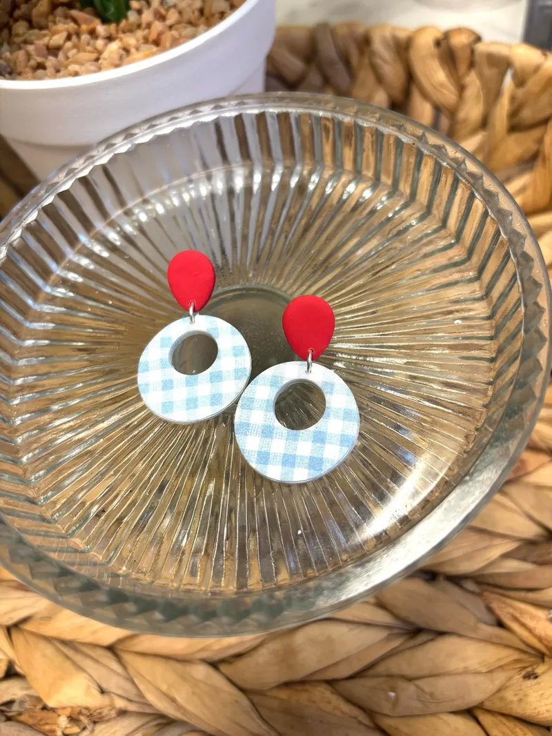Red, white, and gingham