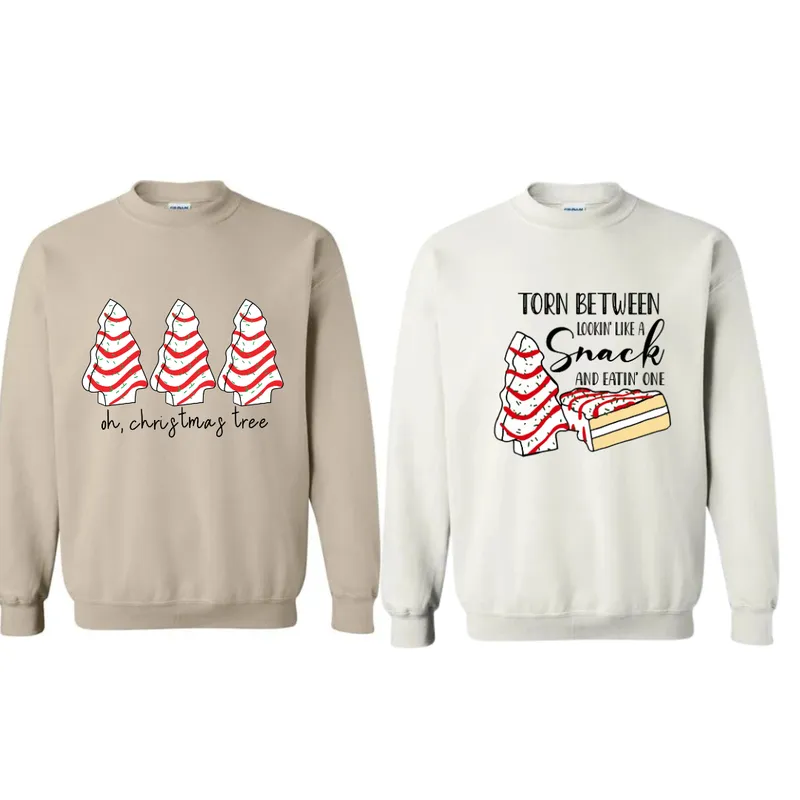 Christmas Tree Cake Adult Crewneck