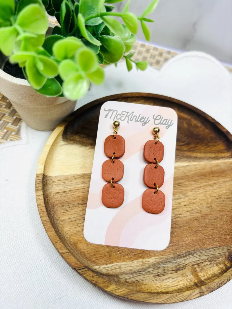 Burnt Orange Dangle