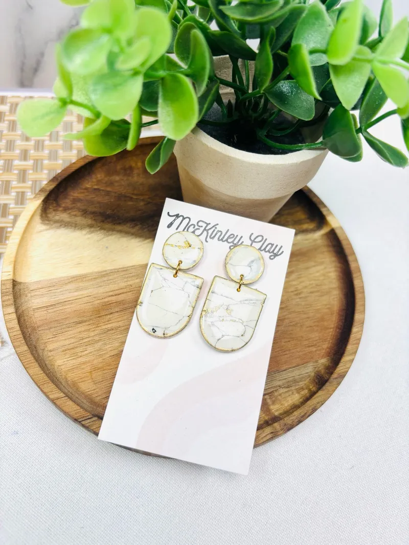 White Marble & gold