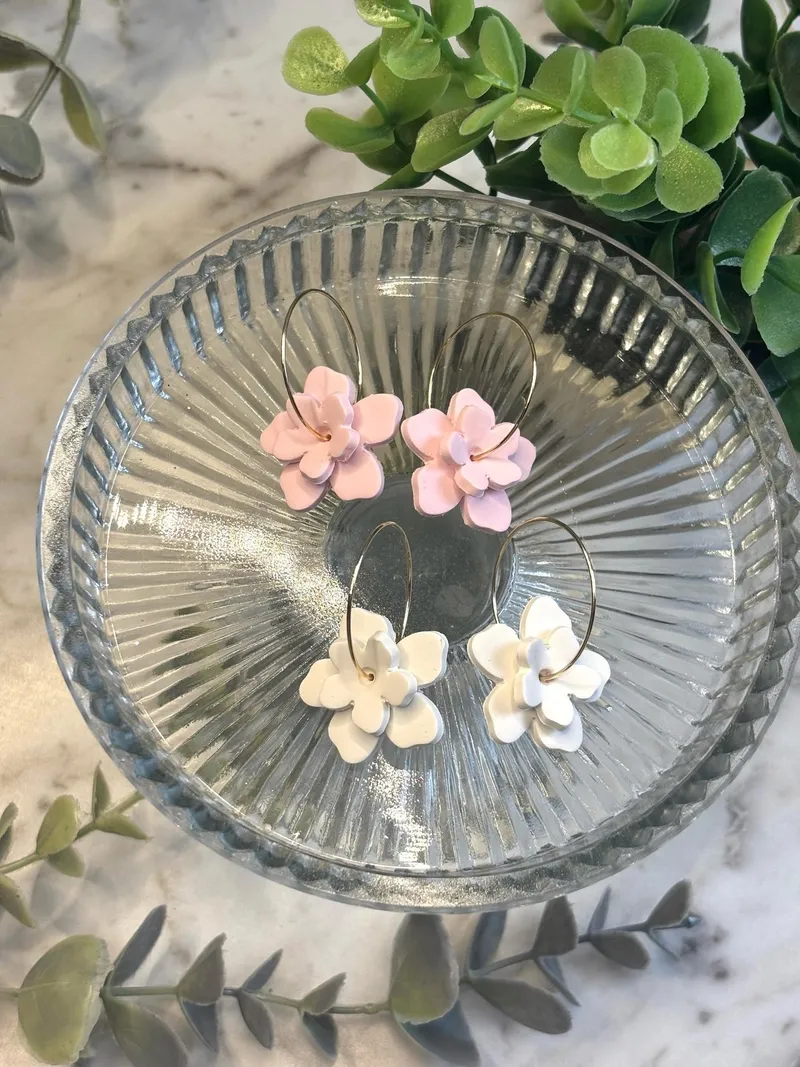 Flower Hoops