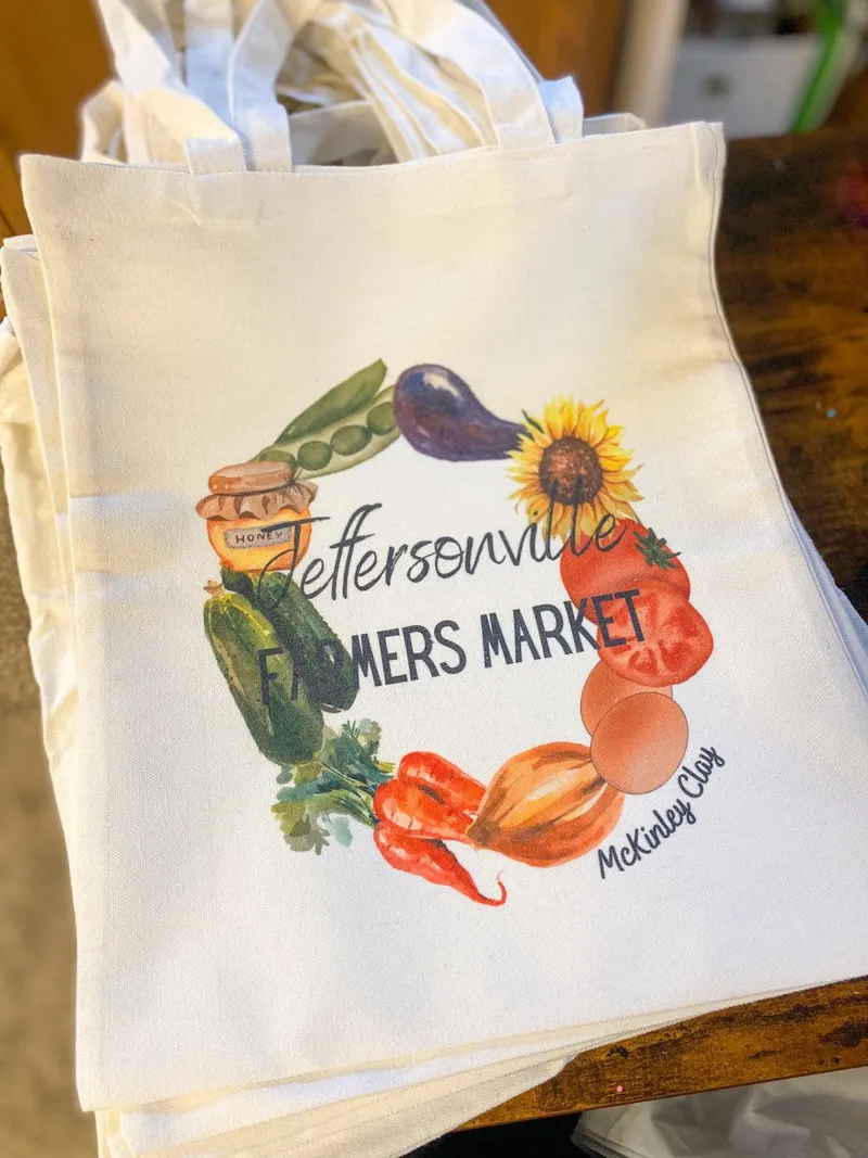 Farmers Market Canvas Tote