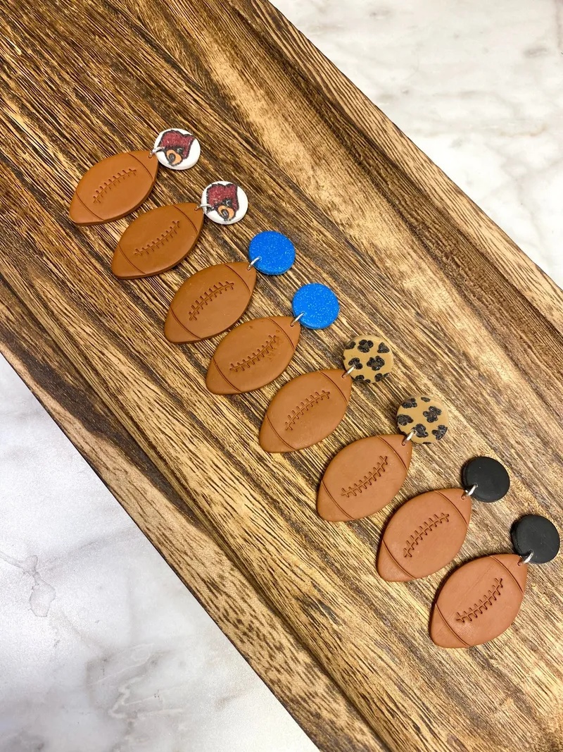 Customizable Football Dangle