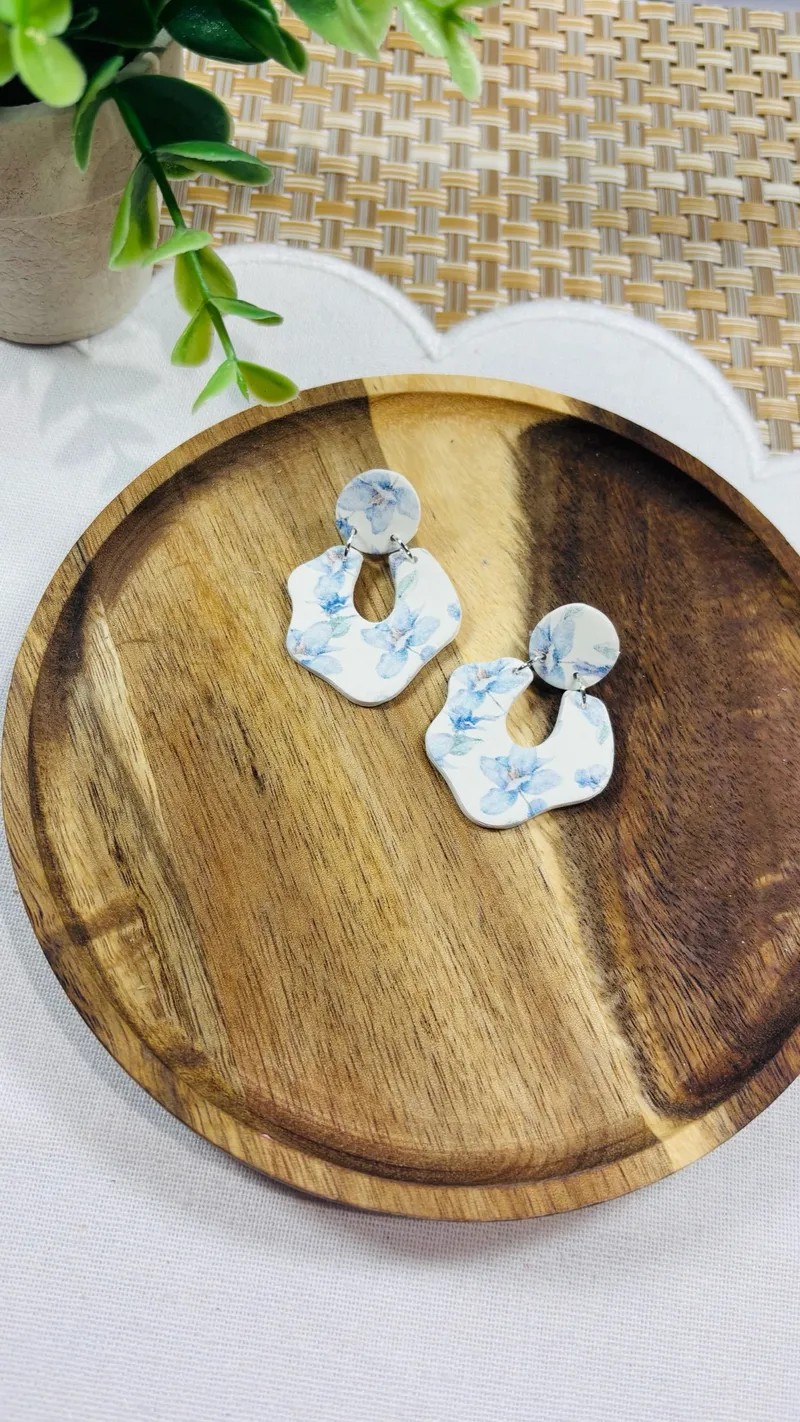Blue & White Floral Molly