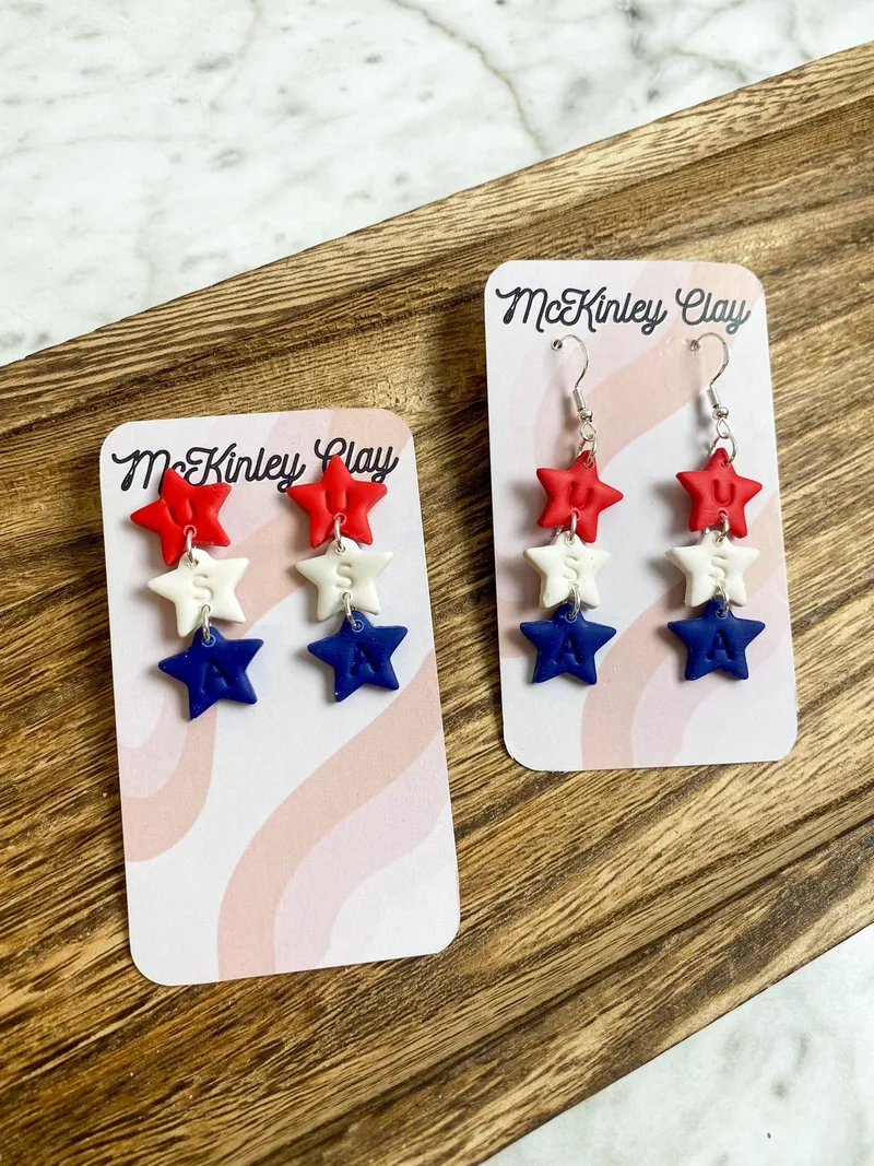 USA Star Dangle